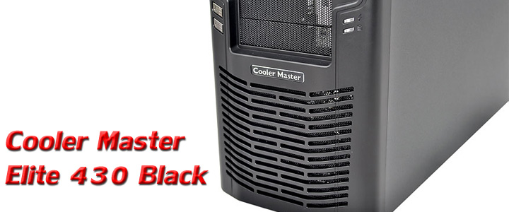 430 1 Cooler Master Elite 430 Black Chassis Review