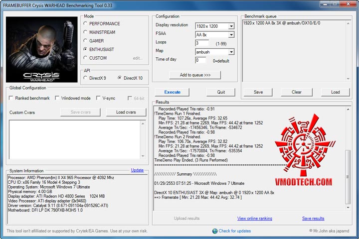 warhead DFI LANPARTY DK 790FXB M3H5 +965 BE Rev.C3 Full Review