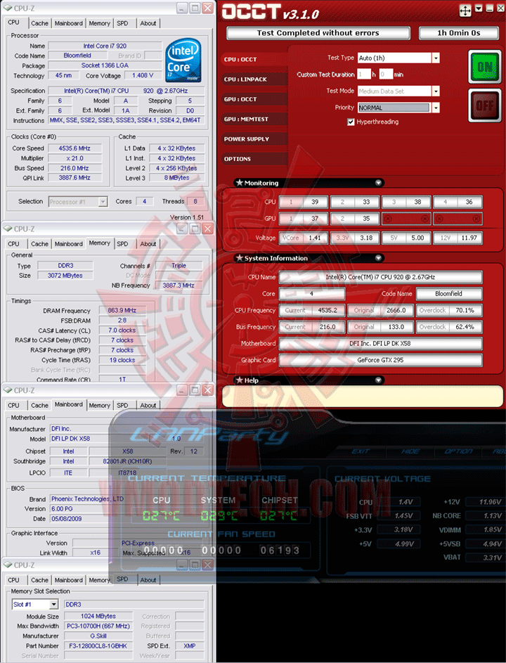 occt 216 DFI LANParty DK X58 T3eH6