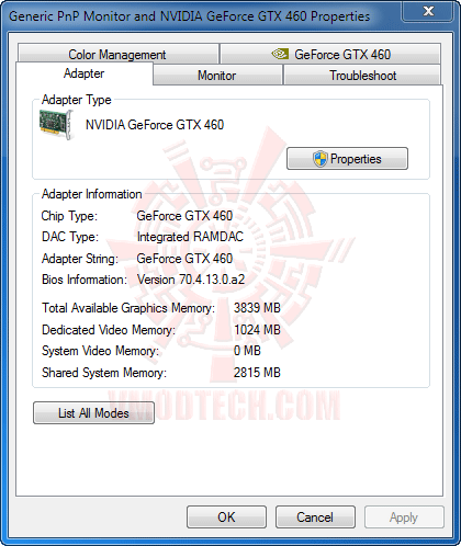 460info ECS BLACK GeForce GTX 460 1024MB GDDR5 Review
