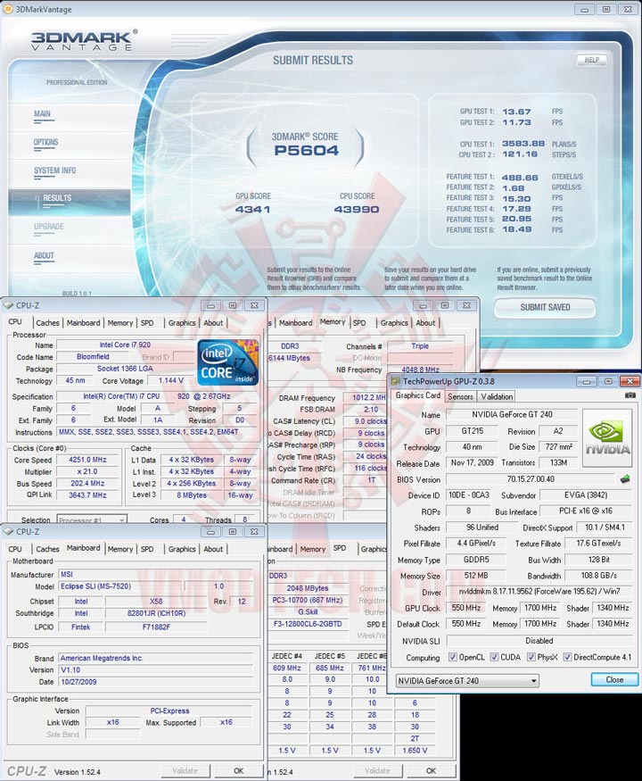 07d EVGA GeForce GT240 512MB DDR5 Review