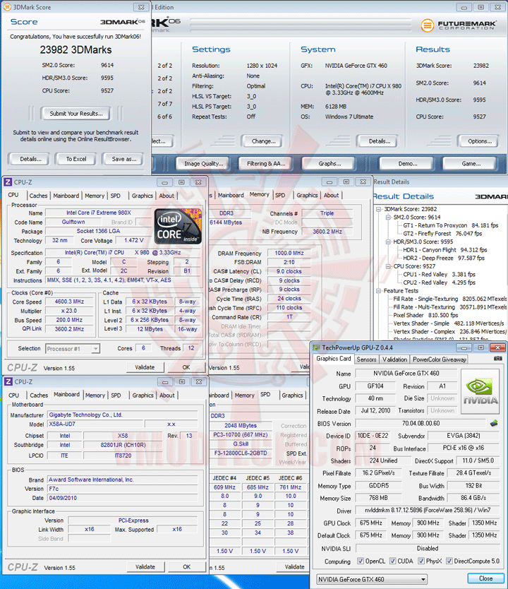 06 df EVGA GeForce GTX 460 768MB GDDR5 Review