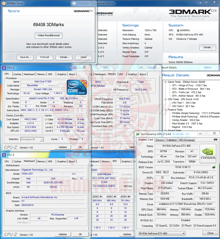 03 oc EVGA GeForce GTX 460 SuperClocked 1024MB GDDR5 Review