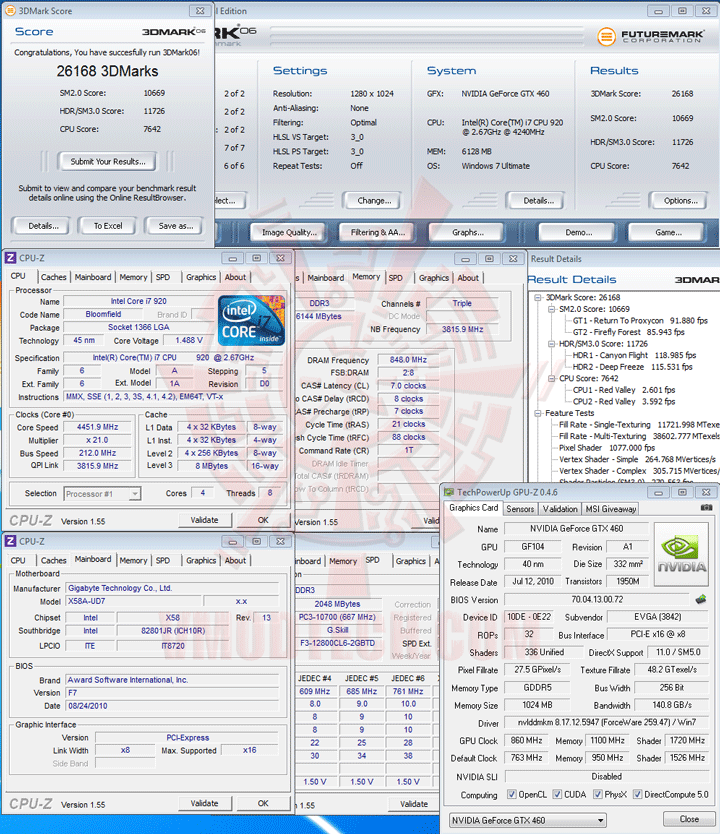 06 oc EVGA GeForce GTX 460 SuperClocked 1024MB GDDR5 Review