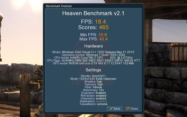 08 df EVGA GeForce GTX 460 SuperClocked 1024MB GDDR5 Review