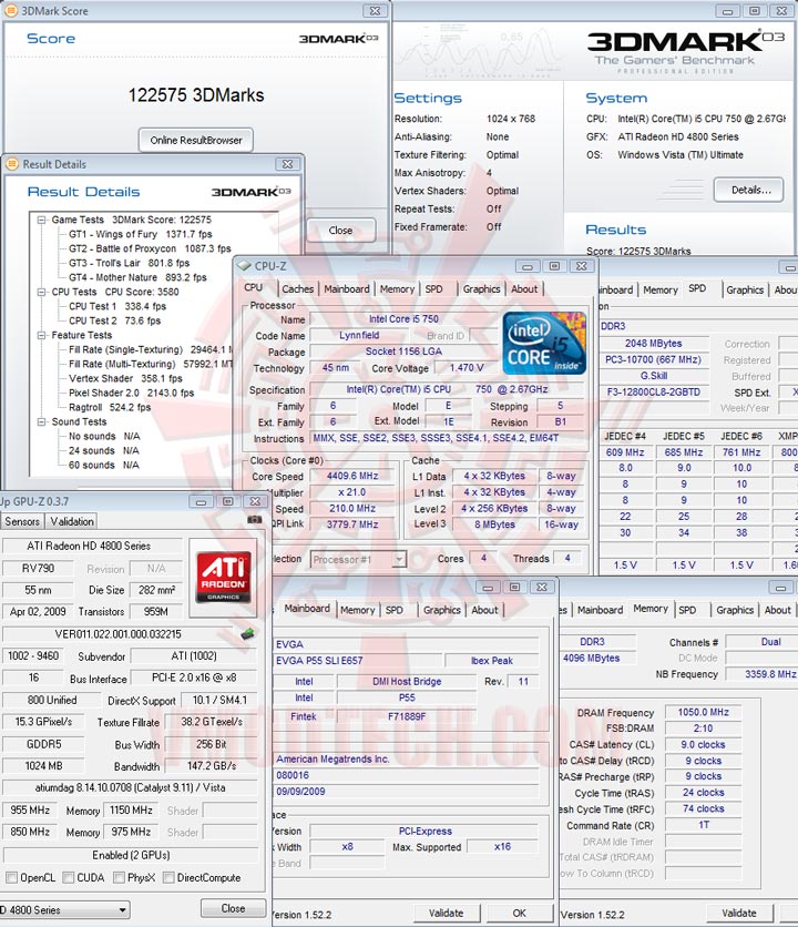 3dmark03 EVGA P55 FTW : REVIEW