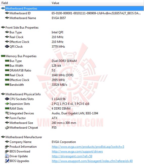 mb EVGA P55 FTW : REVIEW