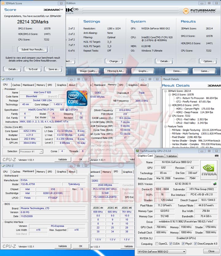 06 sli EVGA X58 3X SLI : Review
