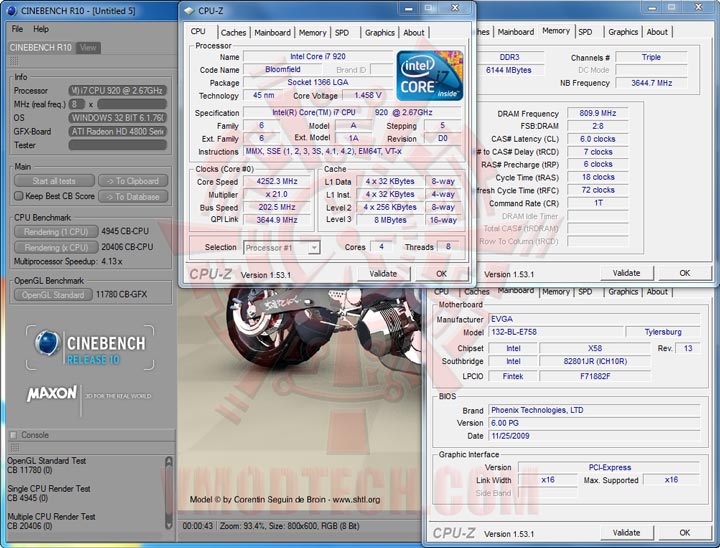 cb10 EVGA X58 3X SLI : Review