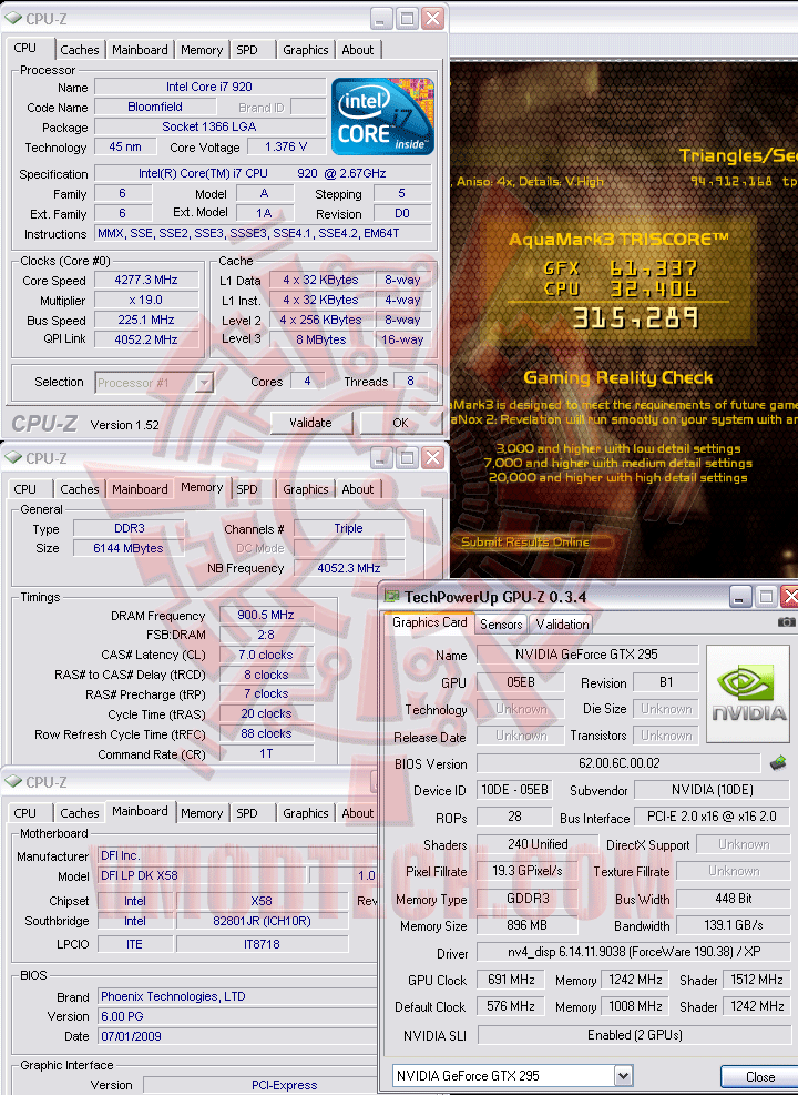 aq oc GALAXY GeForce GTX 295 single PCB