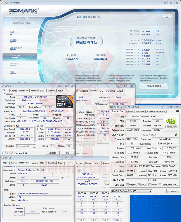 07 ov GALAXY GeForce GTX 465 1024MB GDDR5 Review