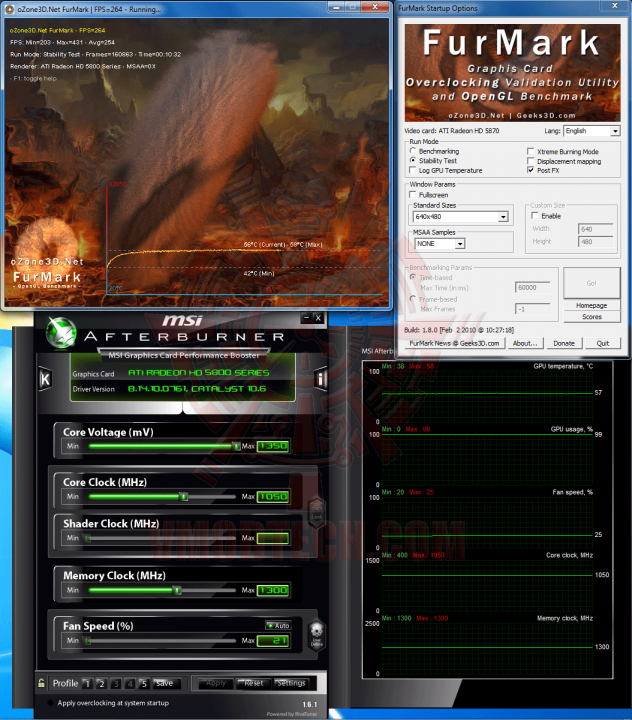 icy fullvoltage1350mv 1050 58c 632x720 GELID ICY VISION VGA Cooler Review