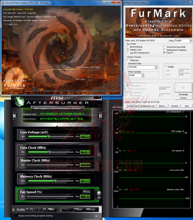 stock fanauto defaultvoltage 940 78c 629x719 GELID ICY VISION VGA Cooler Review