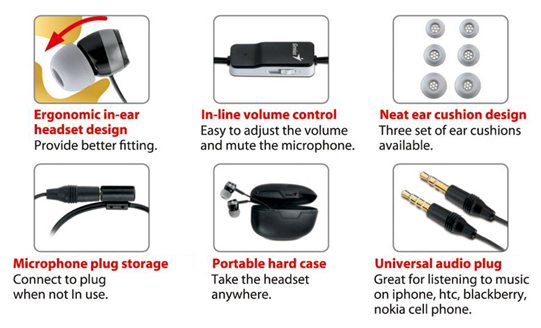 features Genius เปิดตัวหูฟังขั้นเทพ PC รุ่นใหม่ล่าสุด HS 205 สำหรับผู้ที่ชื่นชอบการแชทผ่านระบบ VOIP