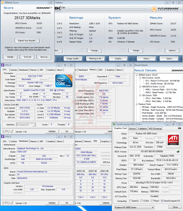 06 oc GIGABYTE AMD Radeon HD 6850 1GB GDDR5 Review