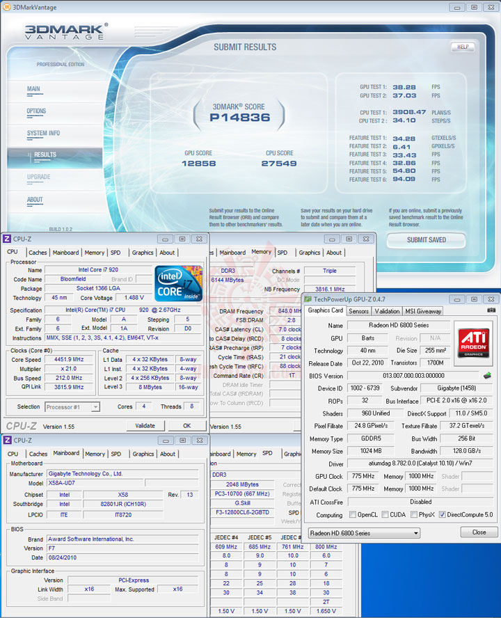 07 GIGABYTE AMD Radeon HD 6850 1GB GDDR5 Review
