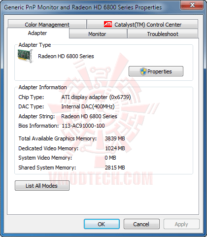 6850info GIGABYTE AMD Radeon HD 6850 1GB GDDR5 Review