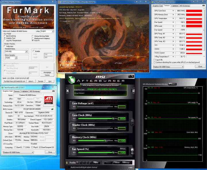fur oc 720x593 GIGABYTE AMD Radeon HD 6850 1GB GDDR5 Review