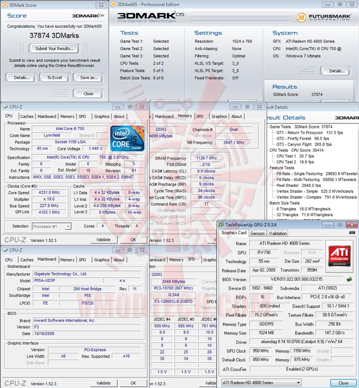 05 GIGABYTE GA P55A UD3P Full Benchmark Review