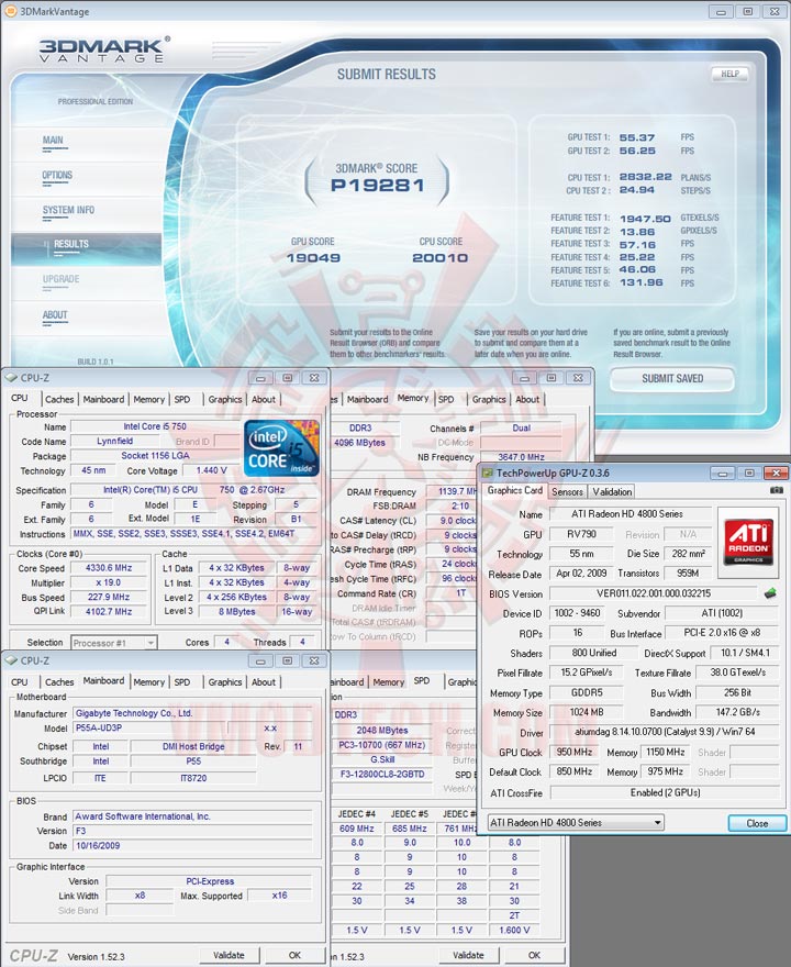 07 GIGABYTE GA P55A UD3P Full Benchmark Review
