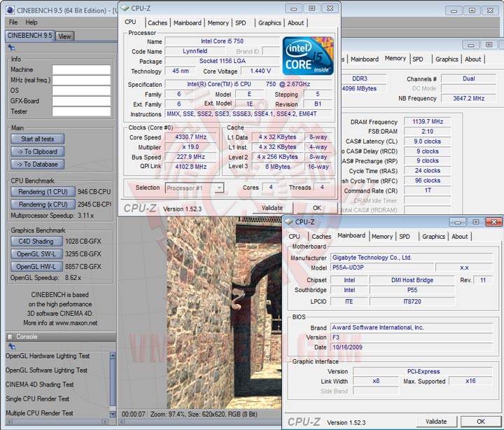 c95 GIGABYTE GA P55A UD3P Full Benchmark Review