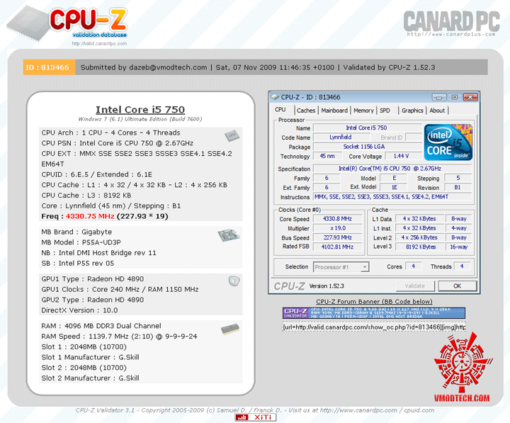 validate GIGABYTE GA P55A UD3P Full Benchmark Review