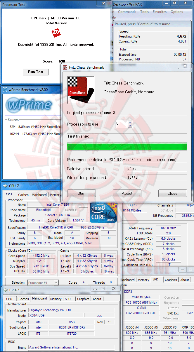 v1 GIGABYTE GA X58A UD9 XL ATX Motherboard Review
