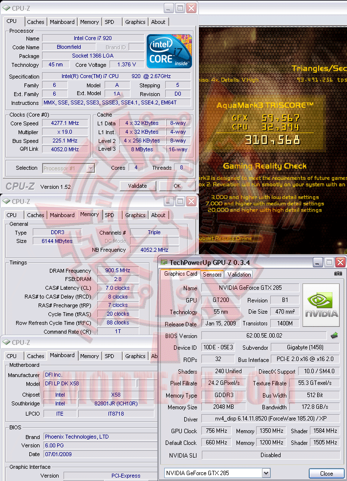aq oc GIGABYTE GTX285 2GB DDR3 2oz Copper PCB