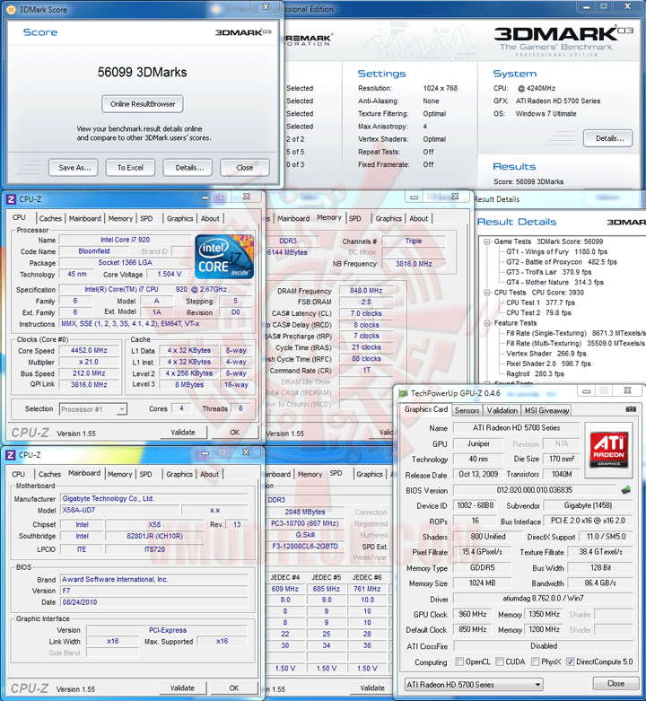 03 oc GIGABYTE HD 5770 1024MB DDR5 Review