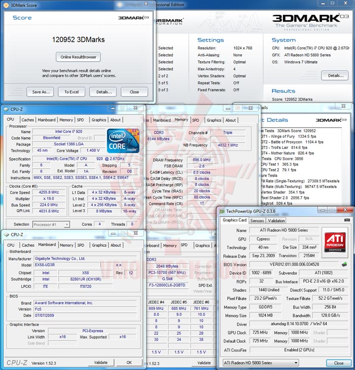 03cf HIS Radeon HD 5850 1GB GDDR5 CrossfireX First Review