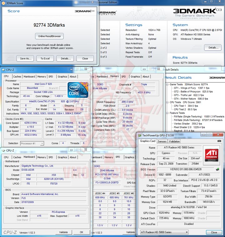 03oc HIS Radeon HD 5850 1GB GDDR5 CrossfireX First Review
