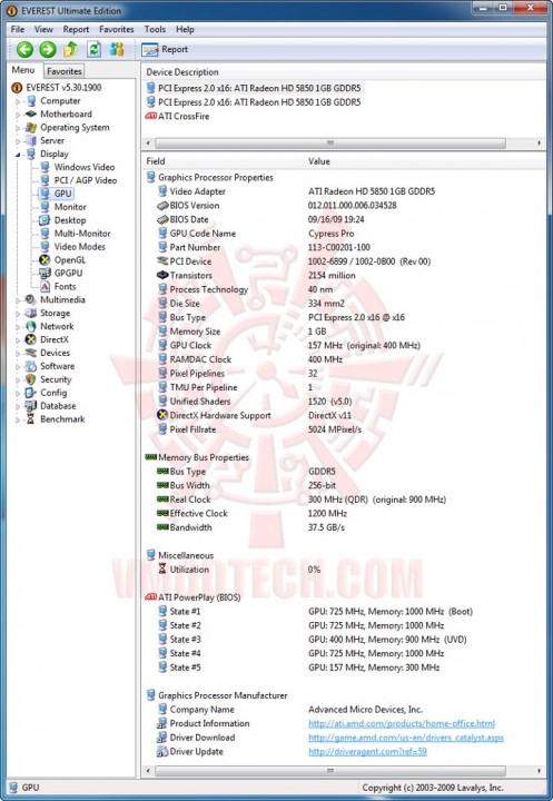 ev 497x720 HIS Radeon HD 5850 1GB GDDR5 CrossfireX First Review