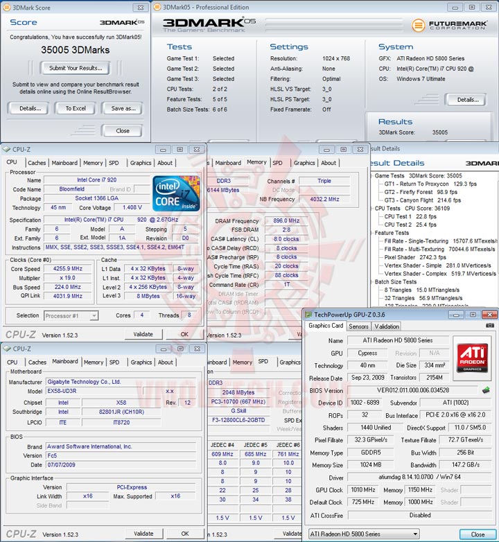 05 1010 HIS Radeon HD 5850 CrossfireX OVERCLOCK Results