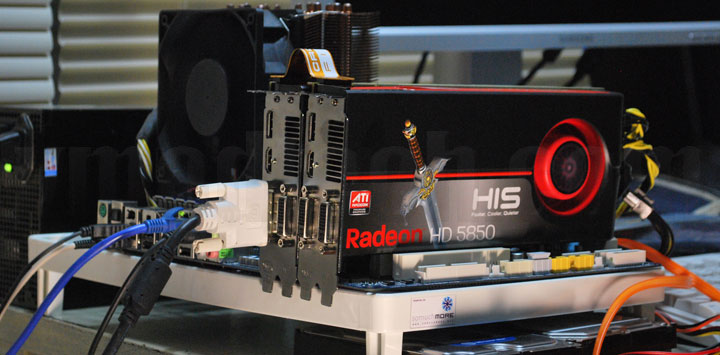 systems HIS Radeon HD 5850 CrossfireX OVERCLOCK Results