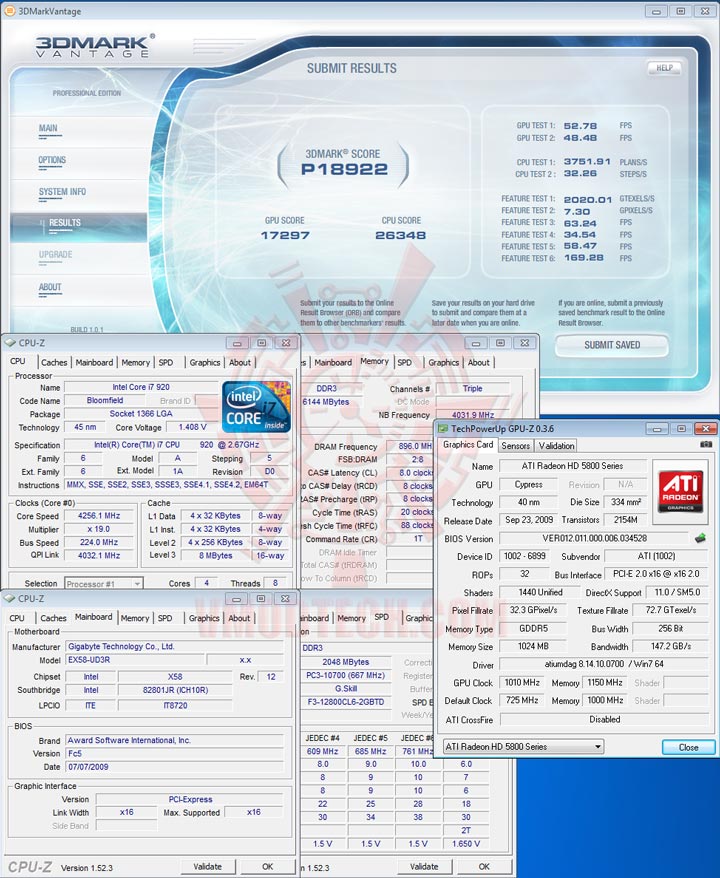 van 1010 HIS Radeon HD 5850 CrossfireX OVERCLOCK Results