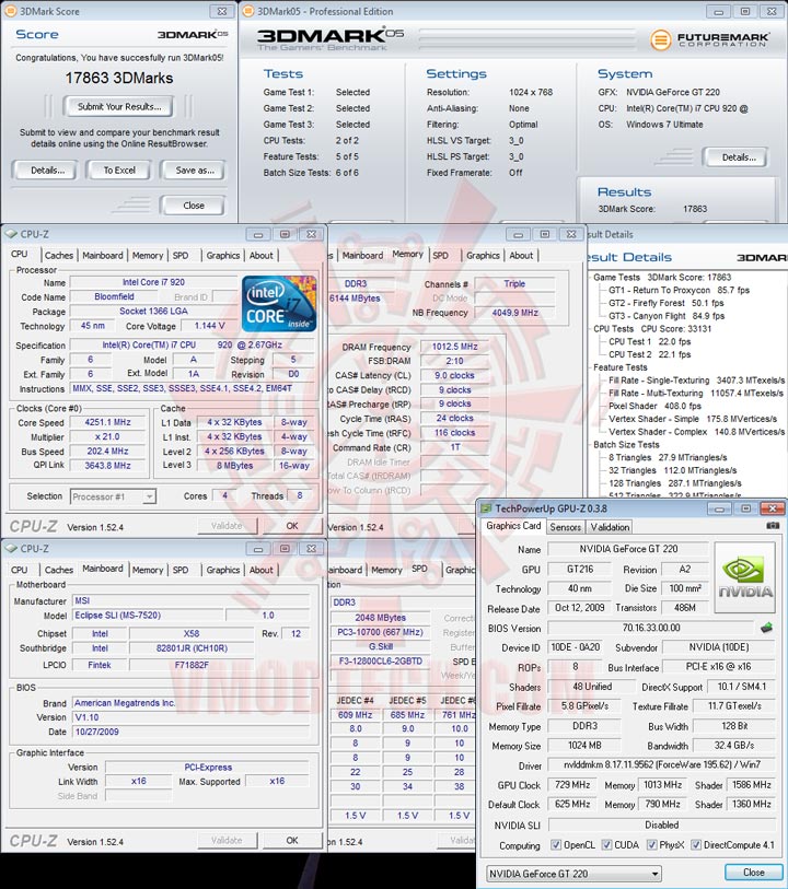 05oc inno3D GeForce GT220 1GB DDR3 Review