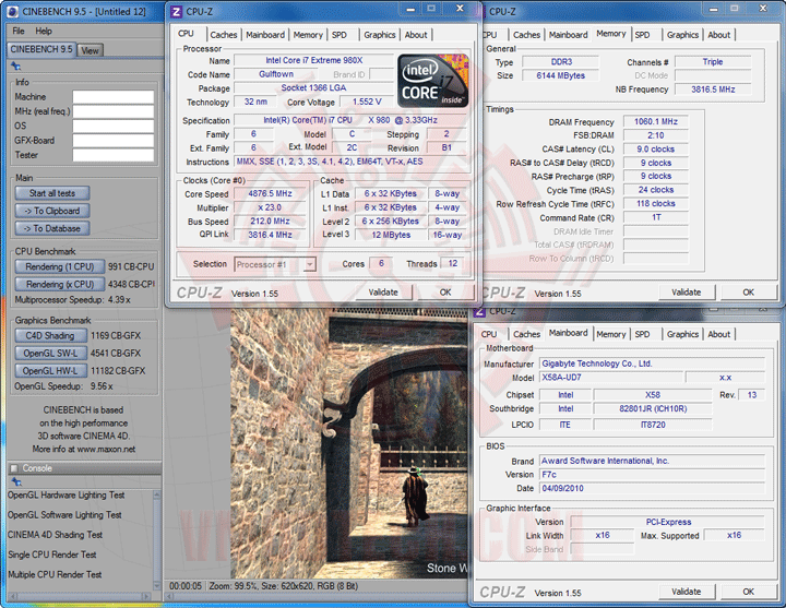 cine95 Intel® Core™ i7 980X Extreme Edition on the ROCK!!