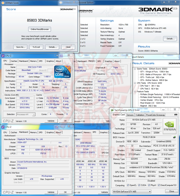 03 ov MANLI GeForce GTX 465 1024MB DDR5 Review