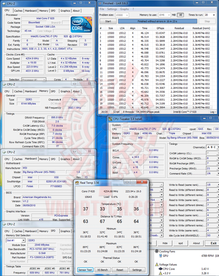 linx MSI Big Bang XPower Gaming Mainboard Review