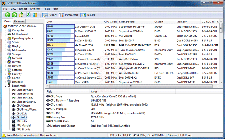 ev5 MSI P55 GD85 : Review