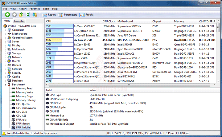 ev8 MSI P55 GD85 : Review