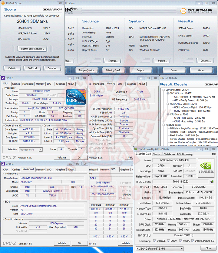 06 df NVIDIA GeForce GTS 450 1024MB GDDR5 SLI Review