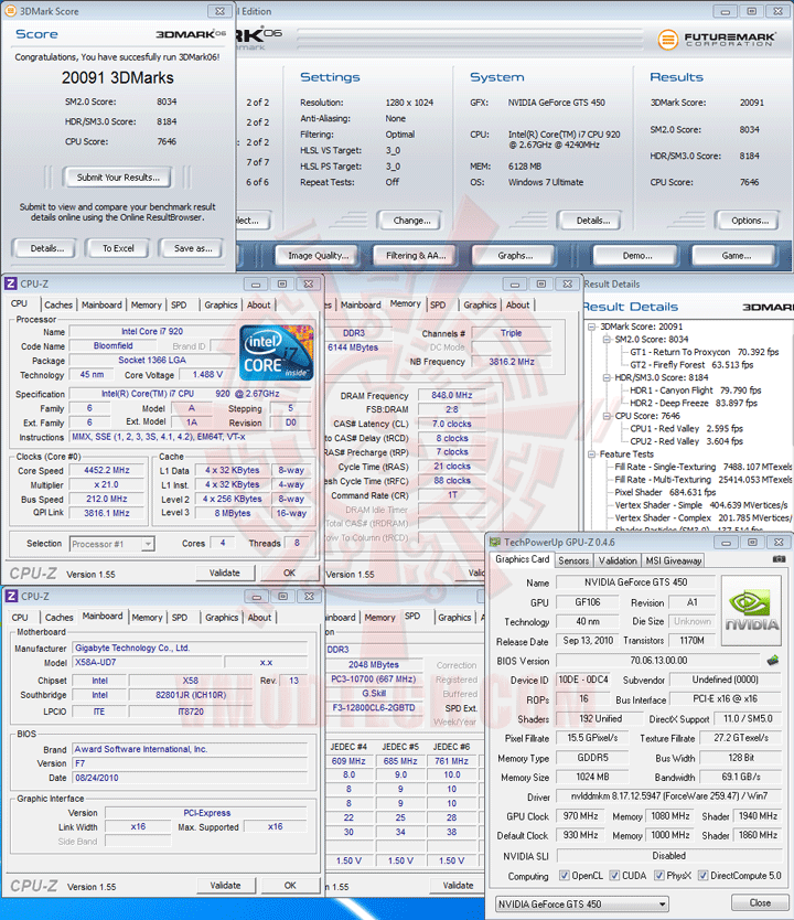 06 oc Palit GeForce GTS 450 Sonic Platinum 1 GB GDDR5 Review