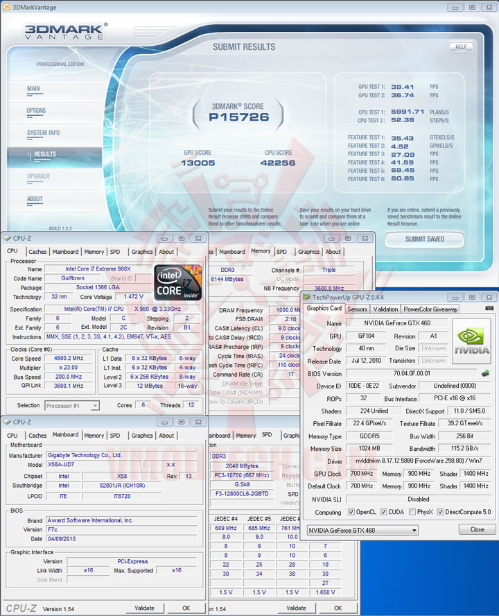 07np df PALIT GeForce GTX 460 SONIC 1024MB GDDR5 Review