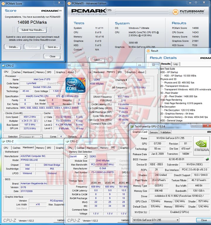 pc05 4500 Review : ASUS P7P55D Deluxe