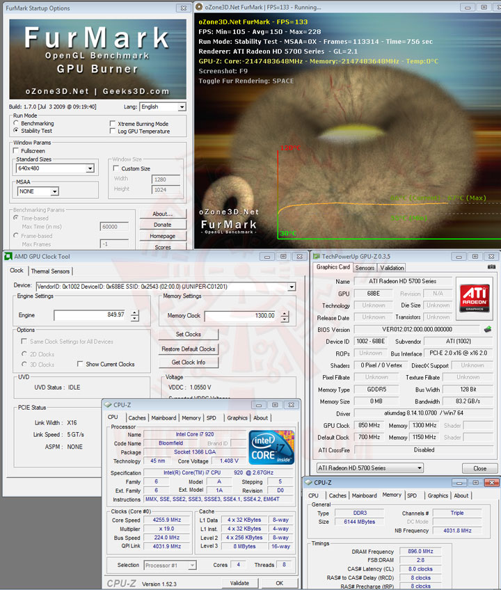 fur 850 1300 SAPPHIRE Radeon HD 5750 1GB GDDR5 Review