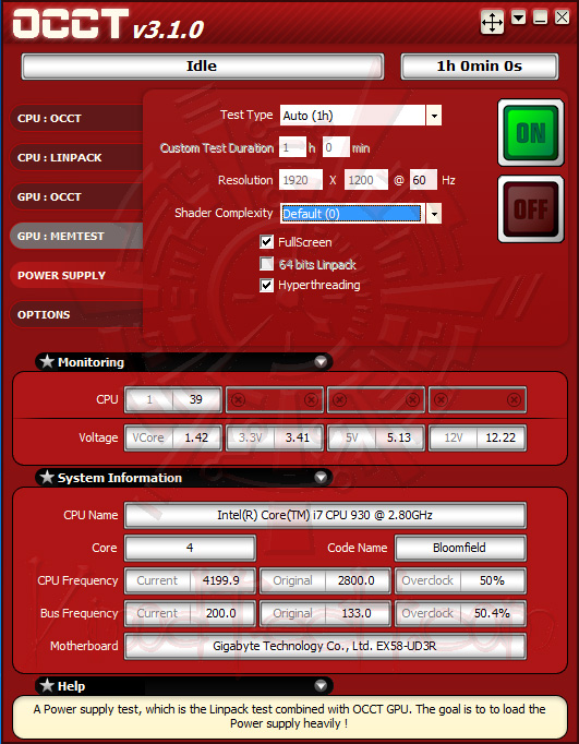 occt 001 SEASONIC MI2D 850W 80 PLUS SILVER Review