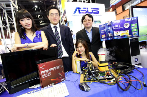 Commart 01 อัสซุส ย้ำความเป็นผู้นำตลาดมาเธอร์บอร์ดอันดับ 1 ของโลก การันตีคุณภาพด้วยโชว์ เอ็กตรีม โอเวอร์คล็อก