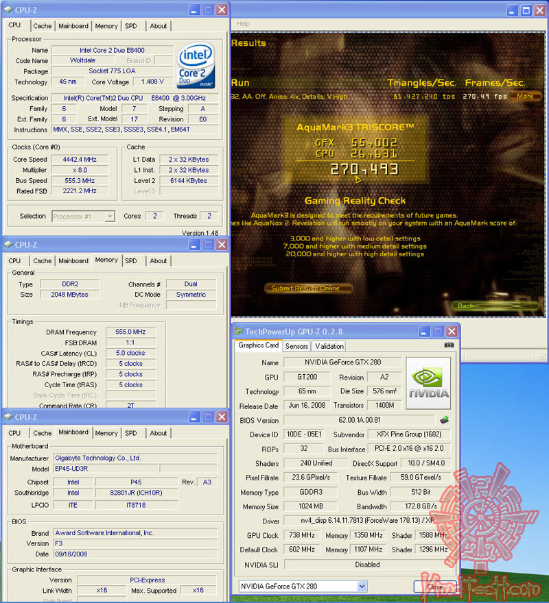 aquamark3 1 GIGABYTE EP45 UD3R :  Easily to Play with FSB.