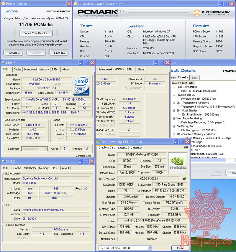 pcmark05 GIGABYTE EP45 UD3R :  Easily to Play with FSB.
